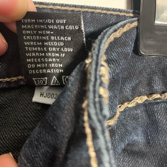 Soundgirl | Acid Wash Bootcut Decorated Denim Jeans Size 9 - Picture 6 of 7